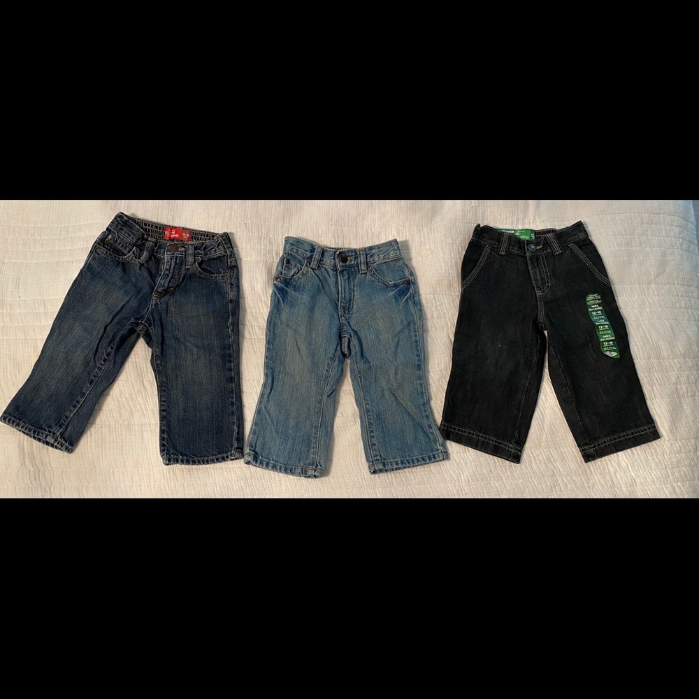 Set of 3 boys 12-18 month Old Navy jeans